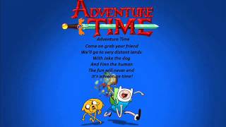 Video thumbnail of "Adventure Time Extended Theme Song with Lyrics"