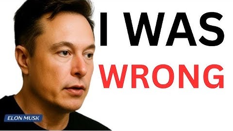 Elon Musk: Don’t Make the Same Mistake I Did