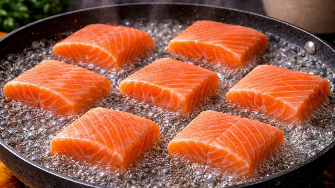 Этот секрет приготовления лосося я узнал в ресторане! Новый рецепт за 10 мин.