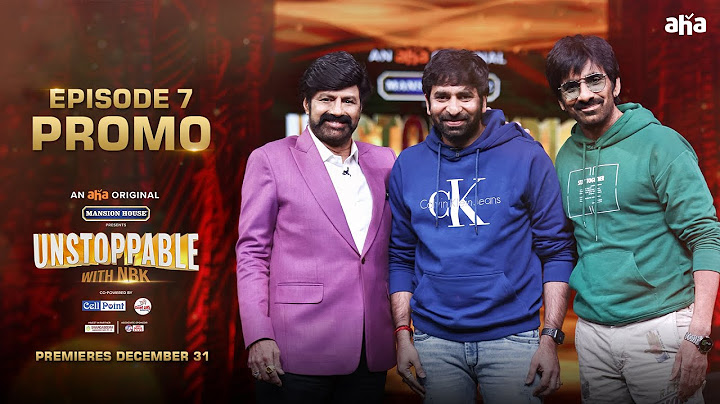 Unstoppable Ep 7 Promo | Ravi Teja, Gopichand Malineni | Balakrishna | Premieres Dec 31