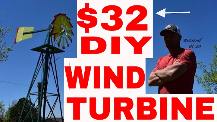 DIY Homemade Wind Turbine for $32!!!💰#diywindturbine