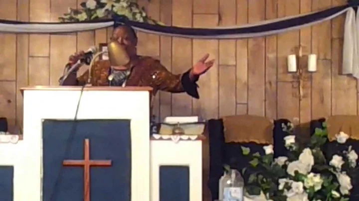 Apostle Cottrell singing and prophesying