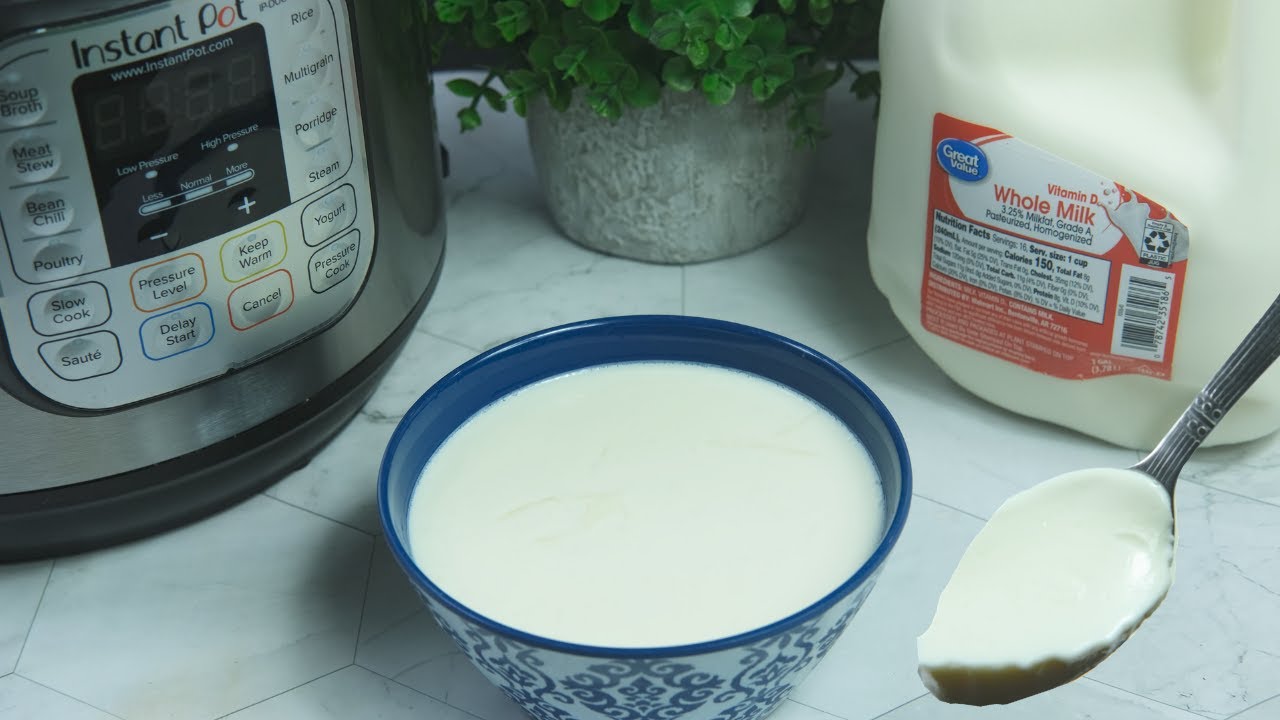 Cold begin Yogurt in Instant Pot No PreBoil Required No Microwave