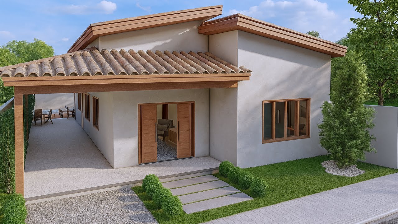 153c | Casa estilo tradicional | RODEADA DE VARANDA | Com piscina.