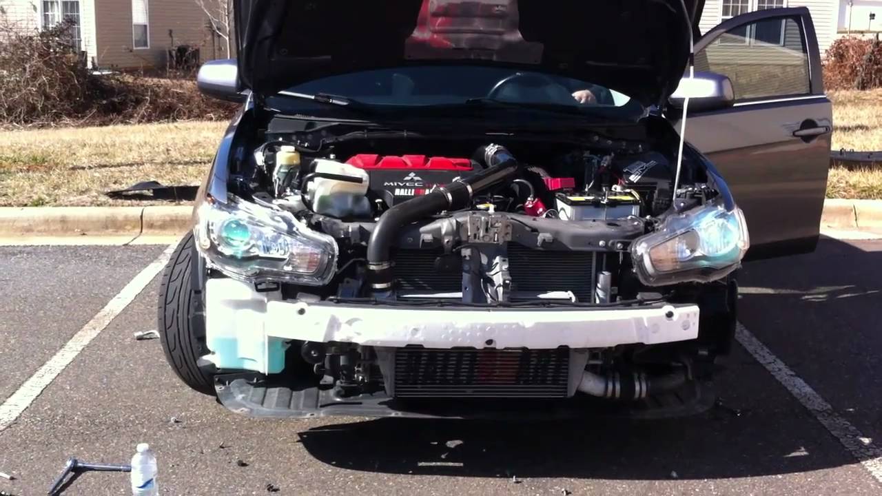 Evo X OEM HID in Ralliart plug and play