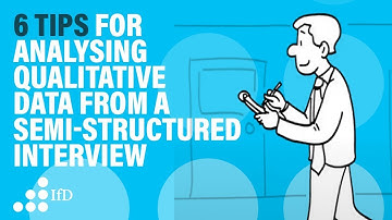 Analysing qualitative interviews I semi-structured interview guide in qualitative research