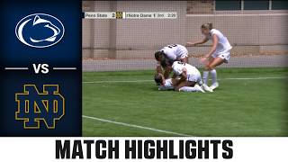 Penn State vs Notre Dame Match Highlights 2026 ACC Women s Soccer