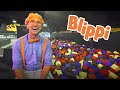 Blippi Visits An Indoor Trampoline Park For Kids | Learning For Kids With Blippi Videos