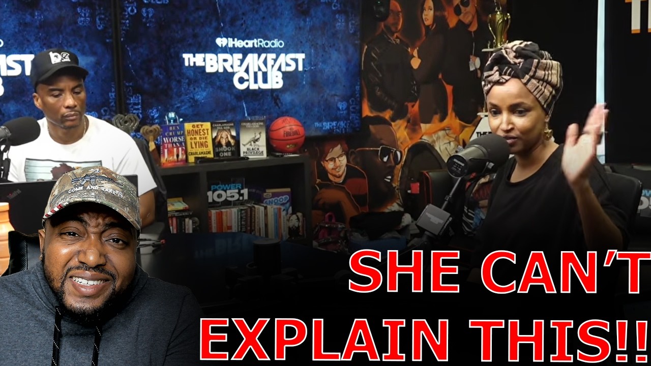 Ilhan Omar DUMBFOUNDED After Charlamagne CONFRONTS Her FACE TO FACE On Somali Fraud Allegations!