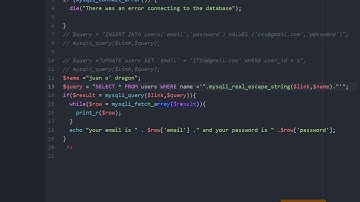 MySQL Video 8: mysqli real escape string part 2