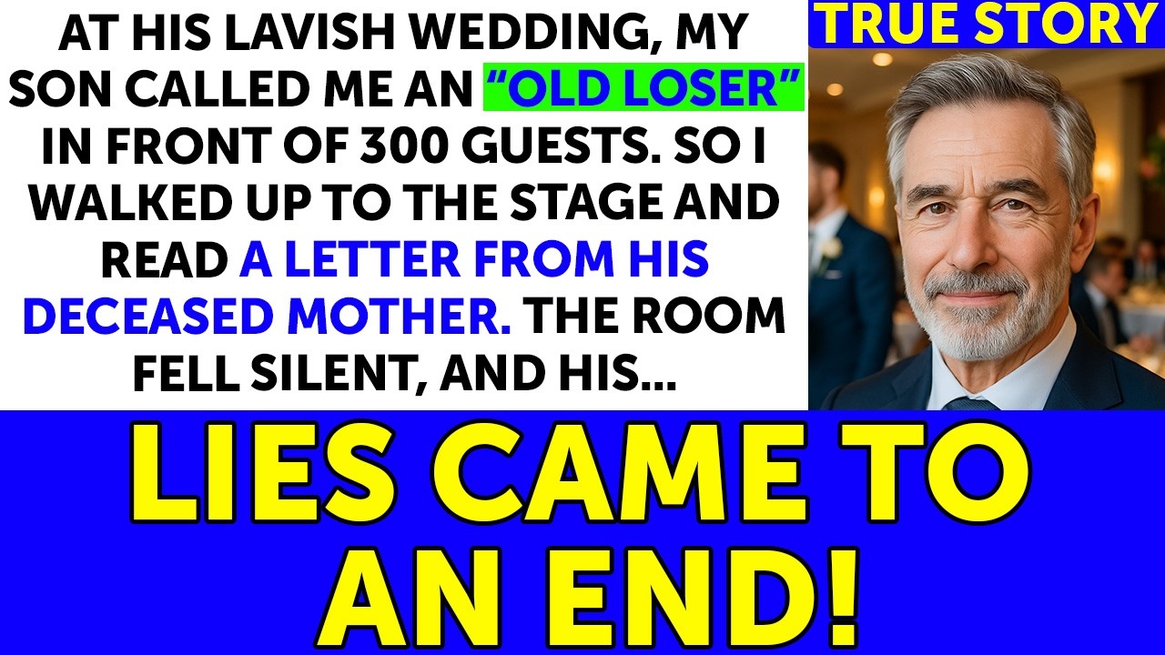 At His Lavish Wedding, My Son Called Me An “old Loser” In Front Of 300 Guests.