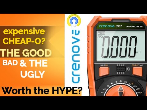 CRENOVA 890Z Multimeter Review & Teardown! - YouTube