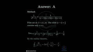 Answer Revealed 😲 Contour Integral in 30 sec | CSIR NET Maths