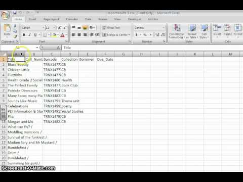 Exporting your Inventory Report to Excel - YouTube