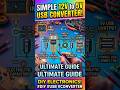 3 Amp Mobile Charger Circuit Using LM2576 | 5V Fast Charger DIY | Easy Electronics Project