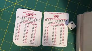 APBA 2020 Star Series Baseball:  game three between 80 of the best MLB players using 2020 APBA cards