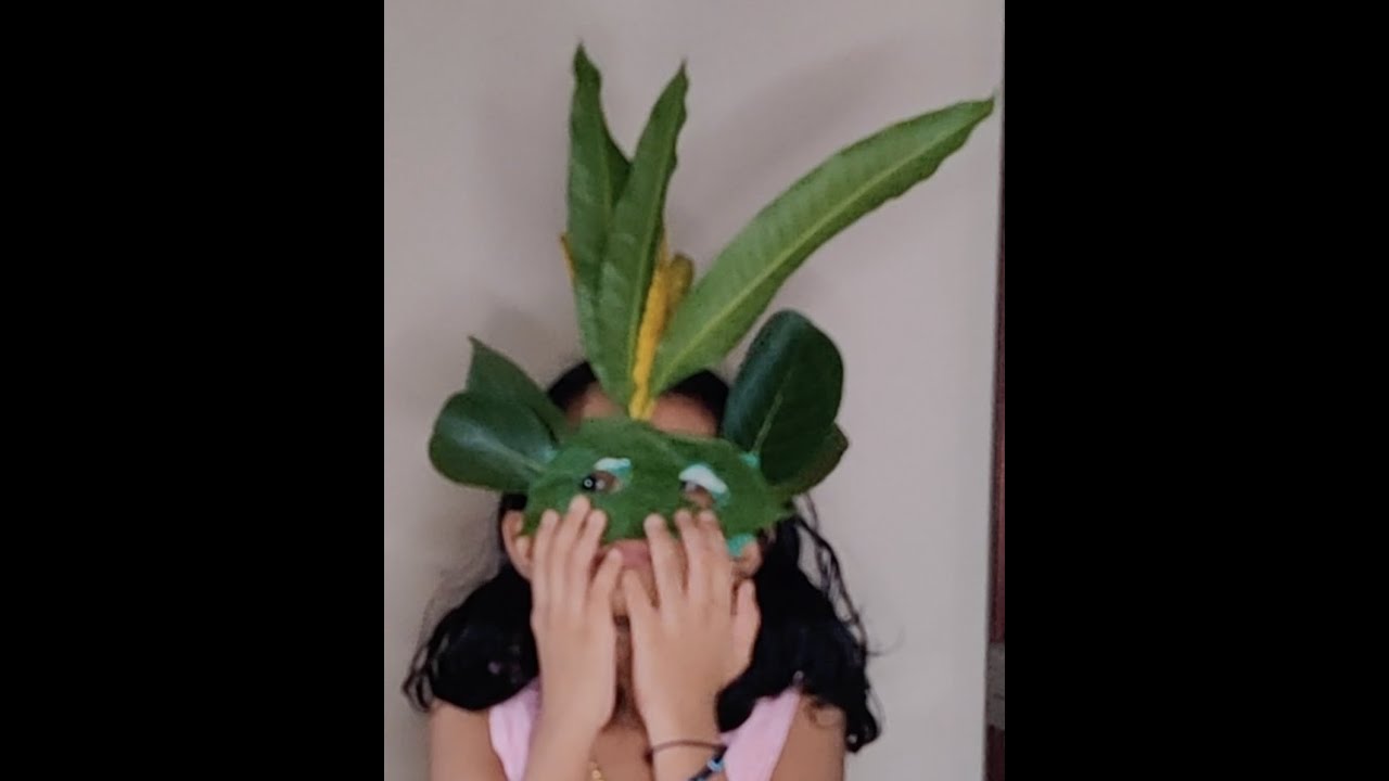 How to make a Leaf Eye Mask YouTube