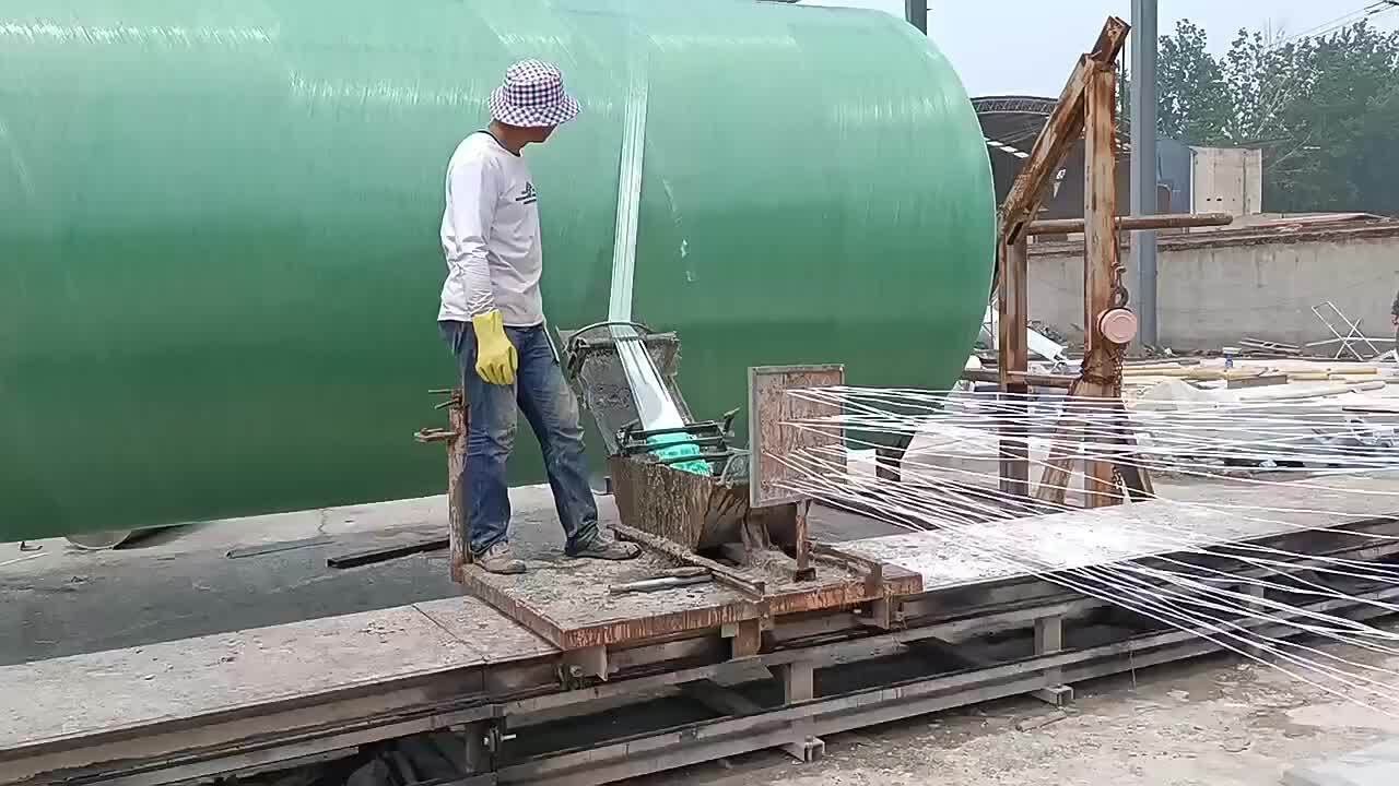 FRP storage tanks, environmental protection equipment, chemical storage tanks, FRP horizontal storag
