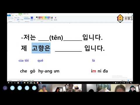 [Thầy Béo] -Sơ cấp 1Trực tuyến: Luyện tập bảng chữ cái, cách GIỚI THIỆU BẢN THÂN, QUÊ HƯƠNG