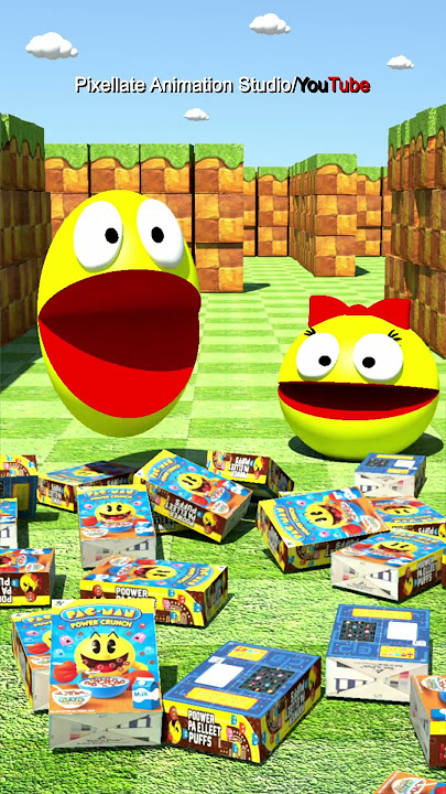 🍲🍲🍲 Cereal Box 😂😂😂 #pacman #shorts #shortsvideo