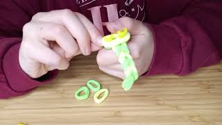 Fabrication de bracelets Soft Loom Bands, élastiques doux (petits chouchous)💙 screenshot 4