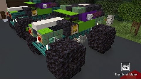How to build Grave Digger Monster Truck in Minecraft