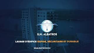 SN Albatros - Lavage de vitres et d’édifices deux fois plus rapide, sécuritaire et durable!