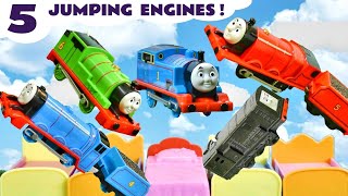 Why Are 5 Thomas Trains Jumping On The Bed?