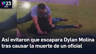 En video: Así fue como evitaron que Dylan Molina huyera tras causar la muerte de oficial de Euless