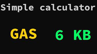 Simple calculator in GAS (Windows x86_64)
