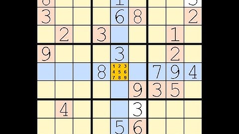 How to Solve New York Times Sudoku Hard  August 16, 2023