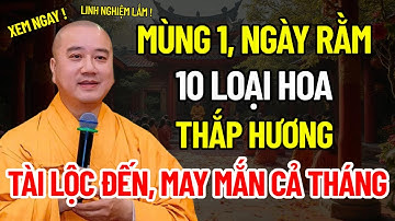 10 Loại Hoa Nên Thắp Hương Mùng 1, Ngày Rằm – May Mắn Cả Tháng, Tài Lộc Tự Về | Thích Pháp Hòa