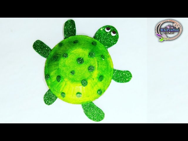 How To Make A Paper Bowl Turtle Sea Turtle Craft With Paper Plate