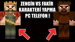 MİNECRAFT PARODİLERİ KARAKTERLERİ YAPMA-ZENGİN VS FAKİR by Minecraft Modları 1,863 views 3 years ago 8 minutes, 3 seconds