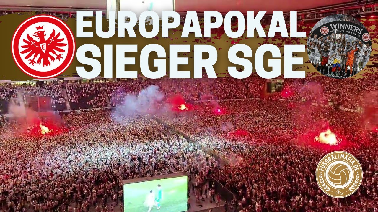 EINTRACHT FRANKFURT GEWINNT DIE EUROPA LEAGUE | Das Waldstadion rastet aus!