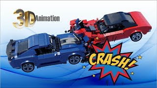 Lego Car Crash with the #Darkhorse and #Challenger