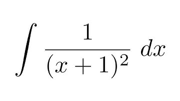 Integral of 1/(x+1)^2 (substitution)
