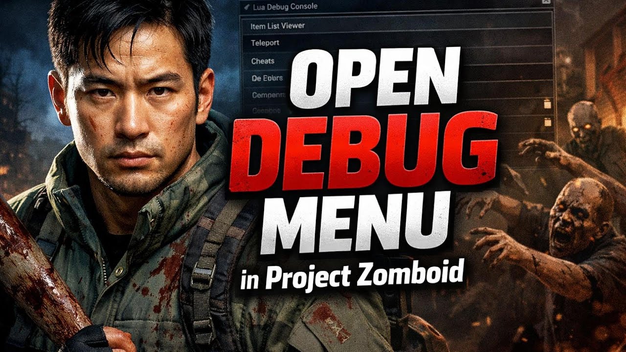 How to OPEN DEBUG MENU in Project Zomboid (Step by Step) - YouTube