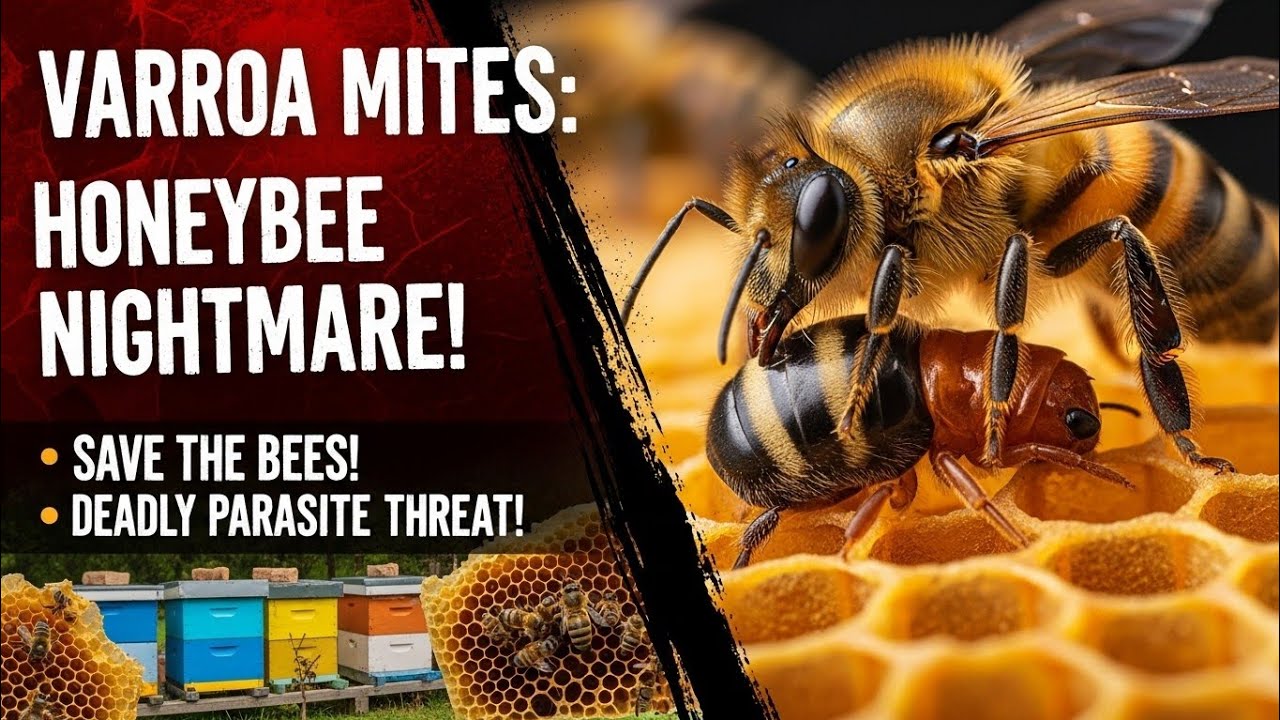 Varroa Mites: Honeybee's Worst Nightmare!