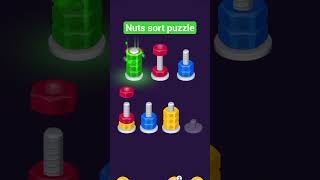level 3 Nuts sort puzzle easy game #shorts #youtube #easypuzzles #game
