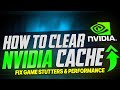 How to delete nvidia cache to fix game stutter  performance issues 2024 