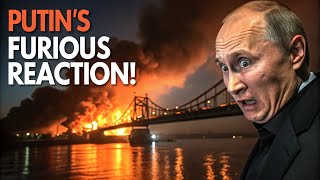 Putin in Shock: Crimea Bridge Explosion Footage Stuns Russia!