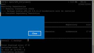 How to install nodejs and npm on CentOS 7