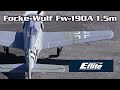 E-Flite Fw-190A 1.5m Smart BNF w/ AS3X and SAFE Select - The Butcher has Arrived. | HobbyView