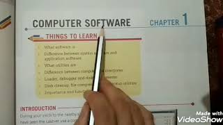 Class 6th | Chapter 1. Computer Software (Part 1)