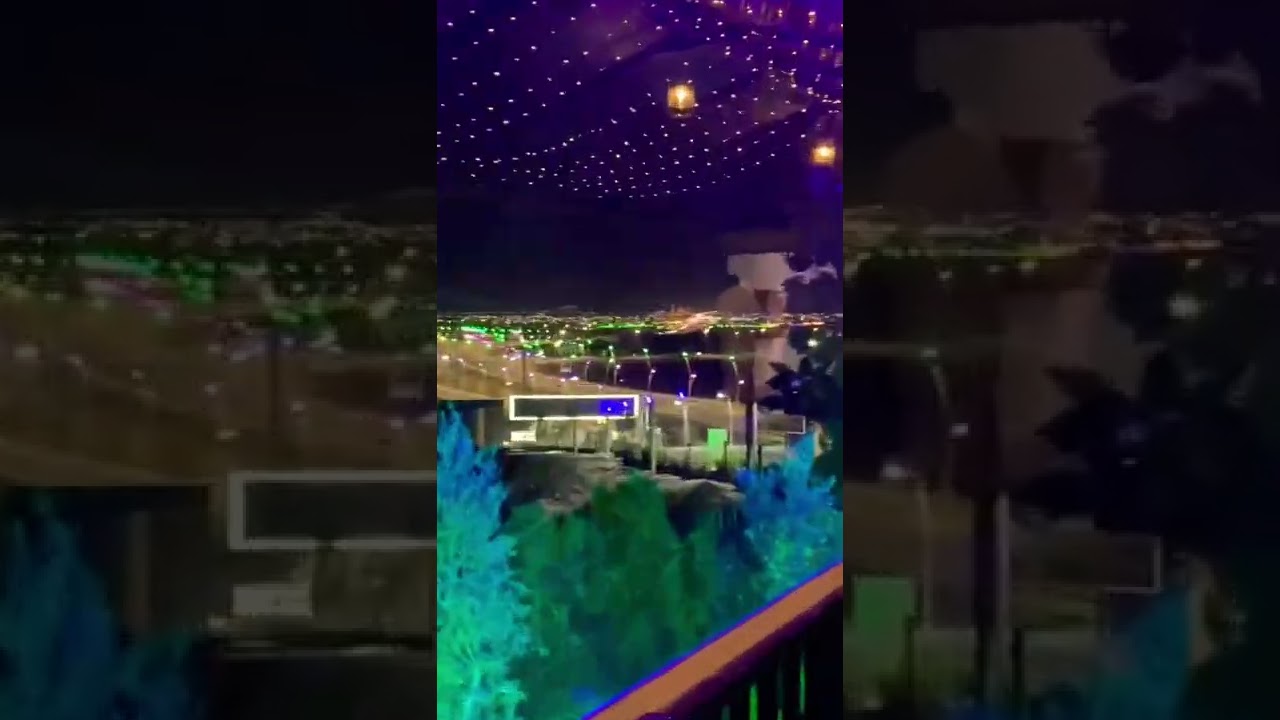 Hail city view from Resto in the sky (مطعم التل) 