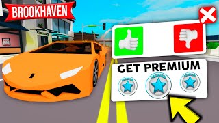 I TRIED GETTING FREE PREMIUM in BROOKHAVEN.. screenshot 5