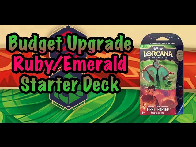 lorcana upgrade starter deck Amber & Sapphire Rise Of The Floodborn Guide youll get a taste of the rich story and varied characters of Disney Lorcana Fabled Starter Decks Reviewed -