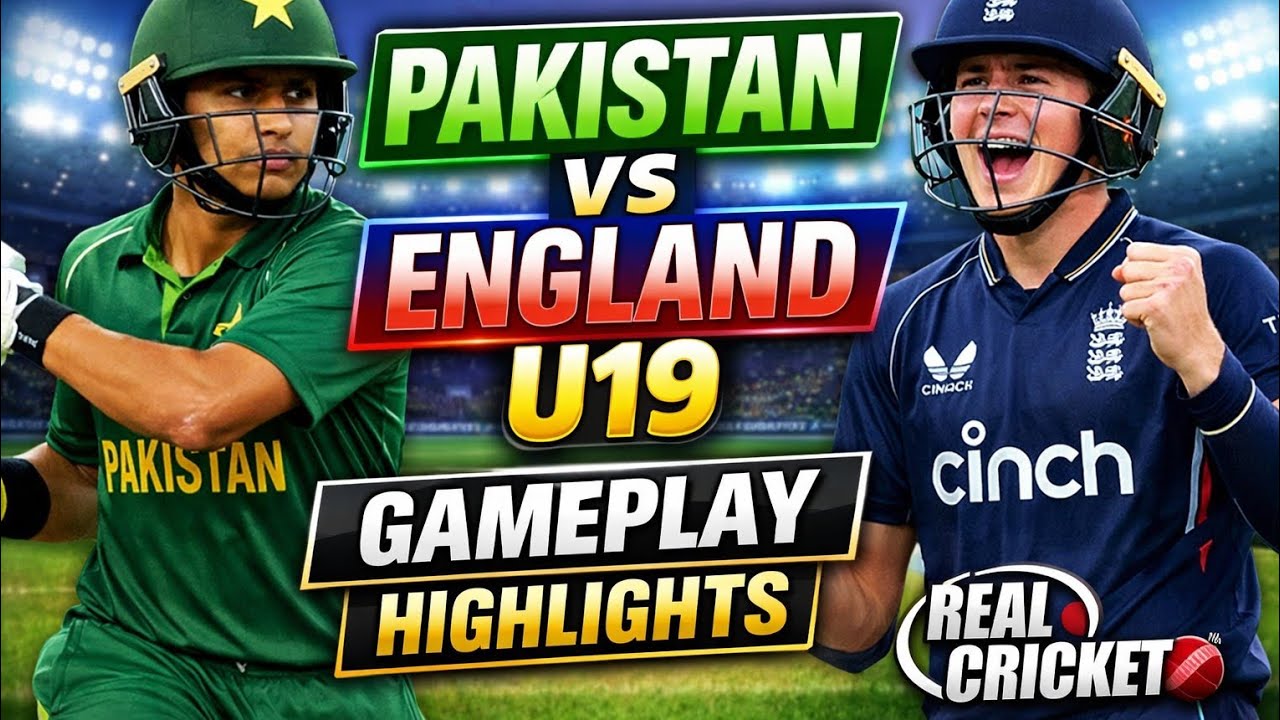 Pakistan vs England U19 | Real Cricket Gameplay Highlights