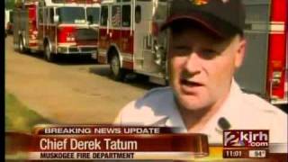 Muskogee apartment fire